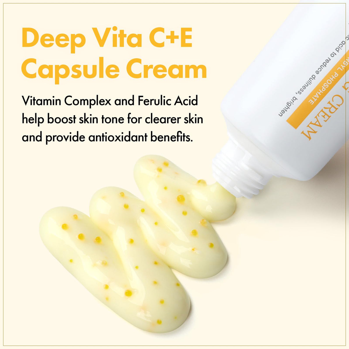 TOSOWOONG Vitamin C Brightening Cream for Even Tone & Dark Spots, Freckles