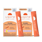 Uqora Flush, Urinary Tract Support, Pink Lemonade, 10 Packets | Urinary Tract Support* with D-Mannose, Vitamin C, B6, Potassium, Magnesium, and Calcium, Gluten-Free and Vegan