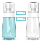 RELANOR Pack of 9 Travel Bottle Set - TSA Approved Leakproof Toiletry Kit - Perfect For Travel, Toners, Skincare, and Cosmetics