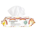 Buy now The Honest Company Hypoallergenic Multi-Use Baby Wipes for Sensitive Baby Skin Rainbow 60 Count at indiglob india