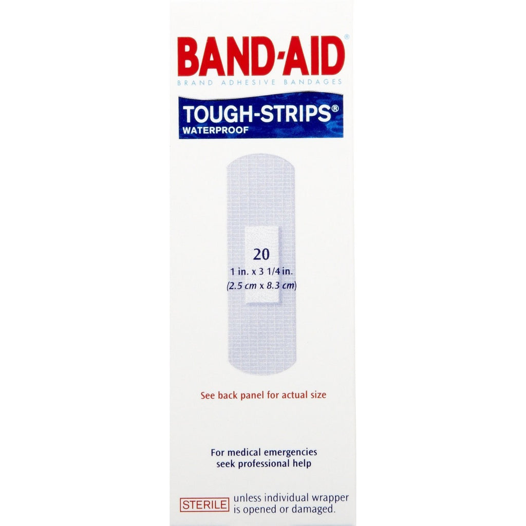 Buy now Band-Aid Brand Water Block Waterproof Tough Adhesive Bandages for Minor Cuts and Scrapes, All One Size, 20 Count (Pack of 1) at indiglob india