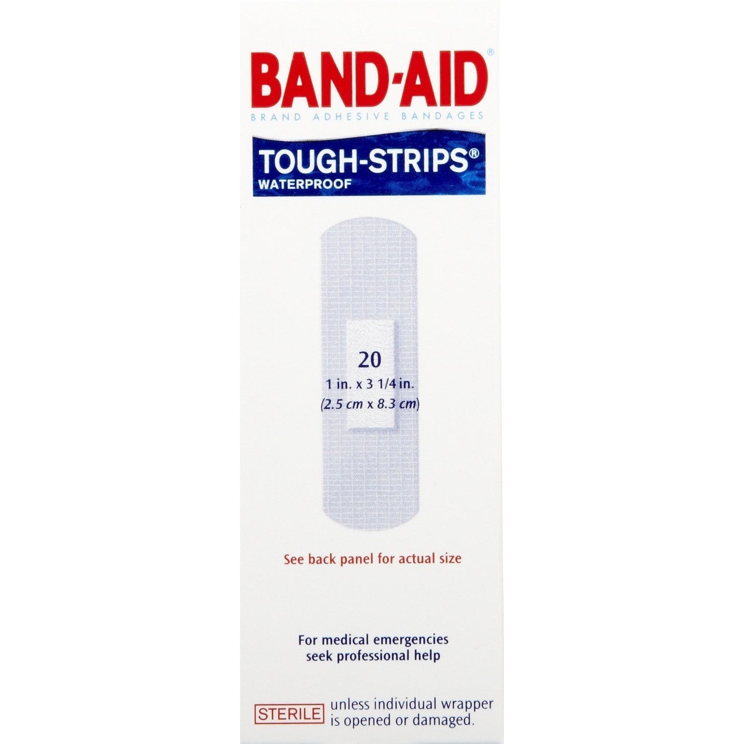 Buy now Band-Aid Brand Water Block Waterproof Tough Adhesive Bandages for Minor Cuts and Scrapes, All One Size, 20 Count (Pack of 1) at indiglob india