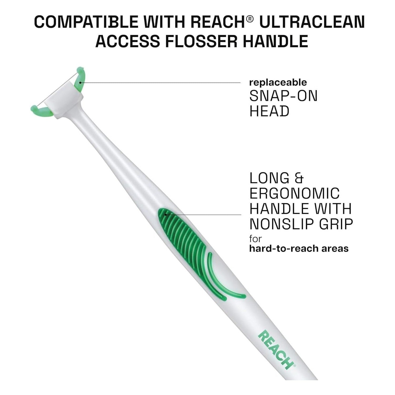 Buy now Listerine Ultraclean Access Disposable Snap-On Flosser Refill Heads For Proper Oral Care, Mint Flavored, 28 Count (Pack of 3) at indiglob india