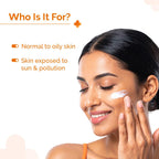 Buy now The Derma Co 1% Hyaluronic Sunscreen Aqua Gel with SPF 50 & PA++++ | Broad Spectrum UVA/B & Blue Light Protection | Suits Oily to Normal Skin | 2.82 Oz/80 g at indiglob india
