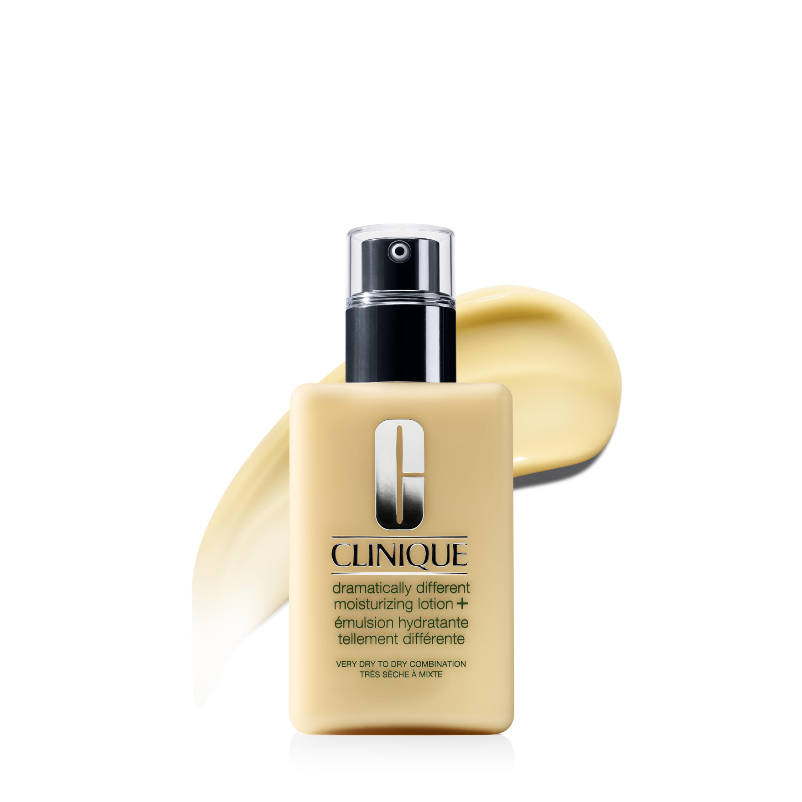 Clinique Dramatically Different Moisturizing Lotion+ | Hydrating Face Moisturizer With Glycerin and Urea | Strengthens Skin Barrier | Step 3 in 3-Step Skin Care Routine
