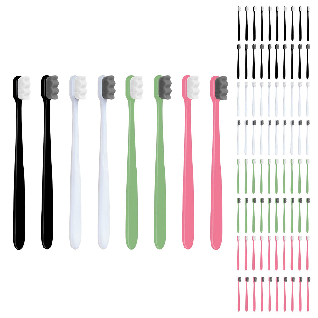 Buy now EasyHonor Extra Toothbrush for Sensitive Gums, Micro Fur Manual Toothbrush with 20000 Soft Floss Bristle for Pregnant Women, Elderly, Braces and Gum Recessions, Protect Fragile Gums (6 Pack) at indiglob india