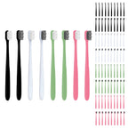 Buy now EasyHonor Extra Toothbrush for Sensitive Gums, Micro Fur Manual Toothbrush with 20000 Soft Floss Bristle for Pregnant Women, Elderly, Braces and Gum Recessions, Protect Fragile Gums (6 Pack) at indiglob india
