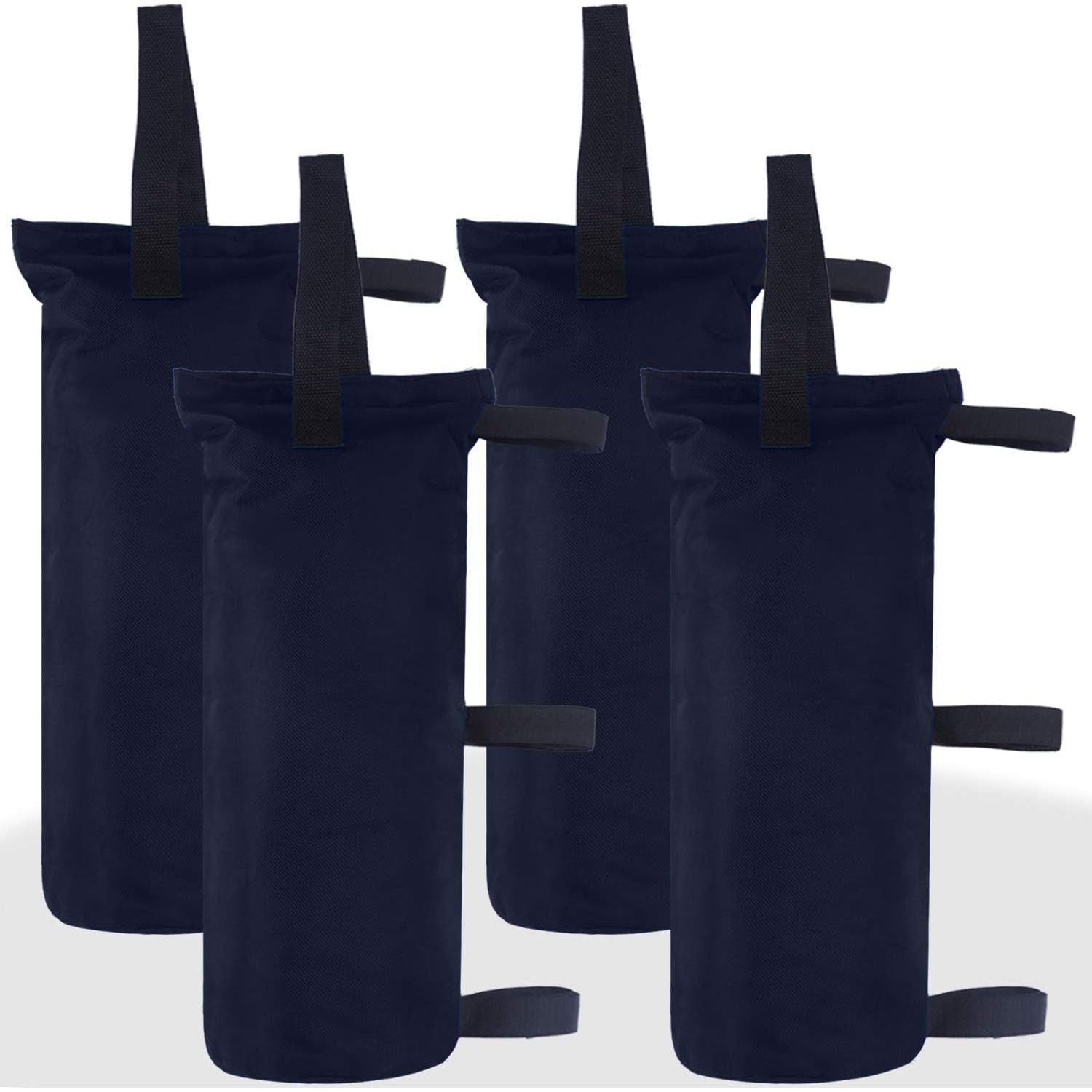 Buy now ABCCANOPY Canopy Weights Set of 4-120LBS Sand Bags for Pop up Tent, Weight Bags for Outdoor Gazebo, Trampoline, Pergola, Blue (Without Sand) 120lbs Navy Blue at indiglob india