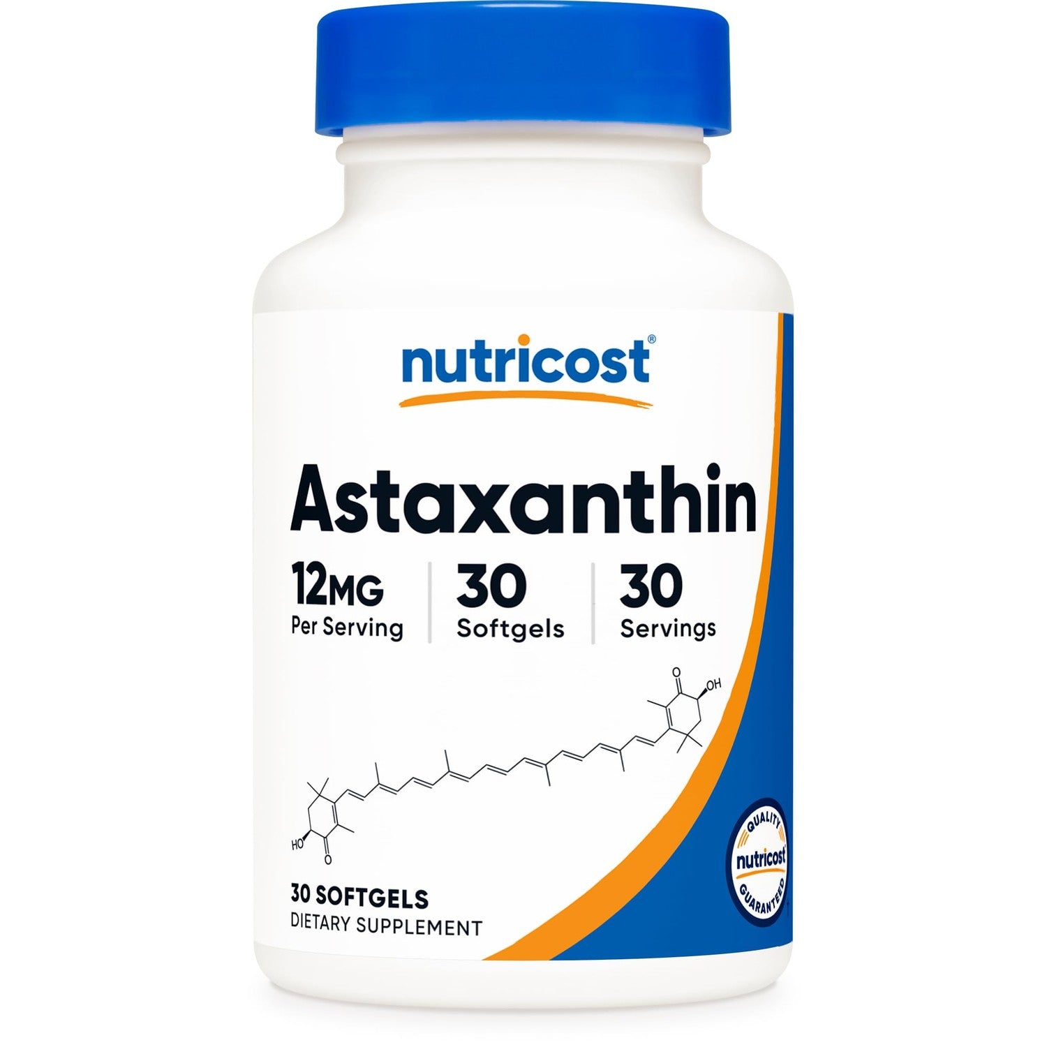 Nutricost Astaxanthin 12mg, Non-GMO and Gluten Free, 120 Softgels (4 Month Supply) (Pack of 2)