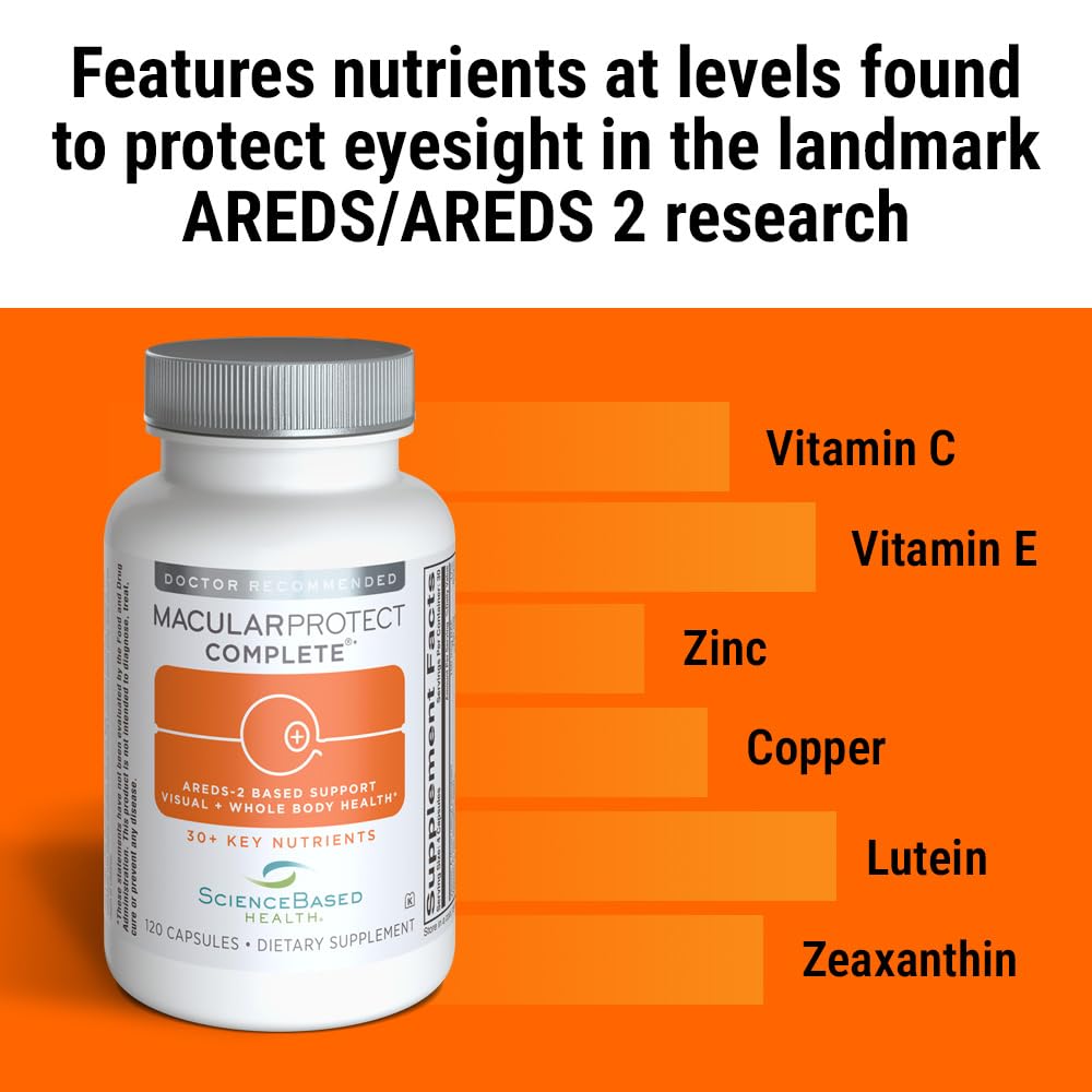 ScienceBased Health MacularProtect Complete AREDS 2 + Multivitamin, 120 Ct