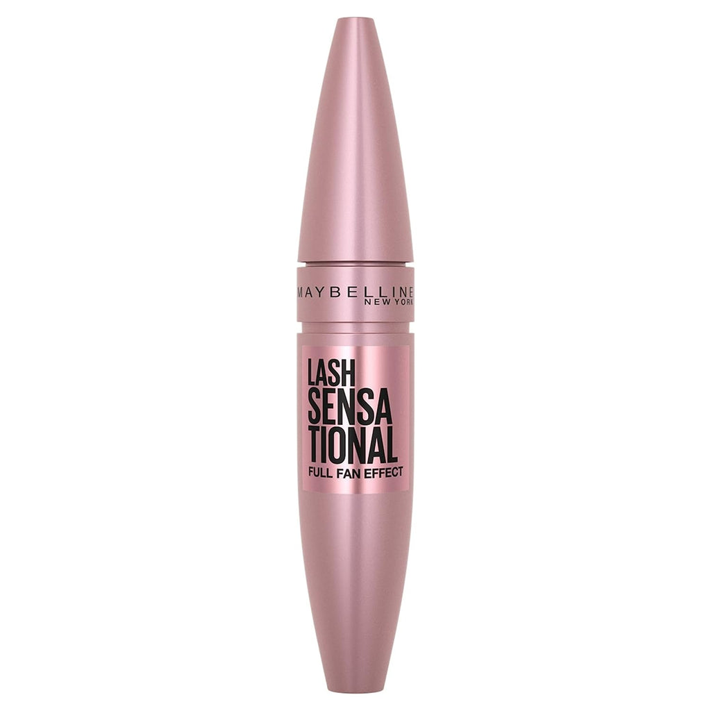 Buy now Maybelline Lash Sensational Washable Mascara, Lengthening and Volumizing for a Full Fan Effect, Blackest Black, 1 Count at indiglob india