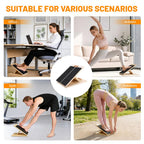 Wooden Slant Board, 5-Angle Adjustable Calf Stretcher, 16.5x12 in, 350 lb