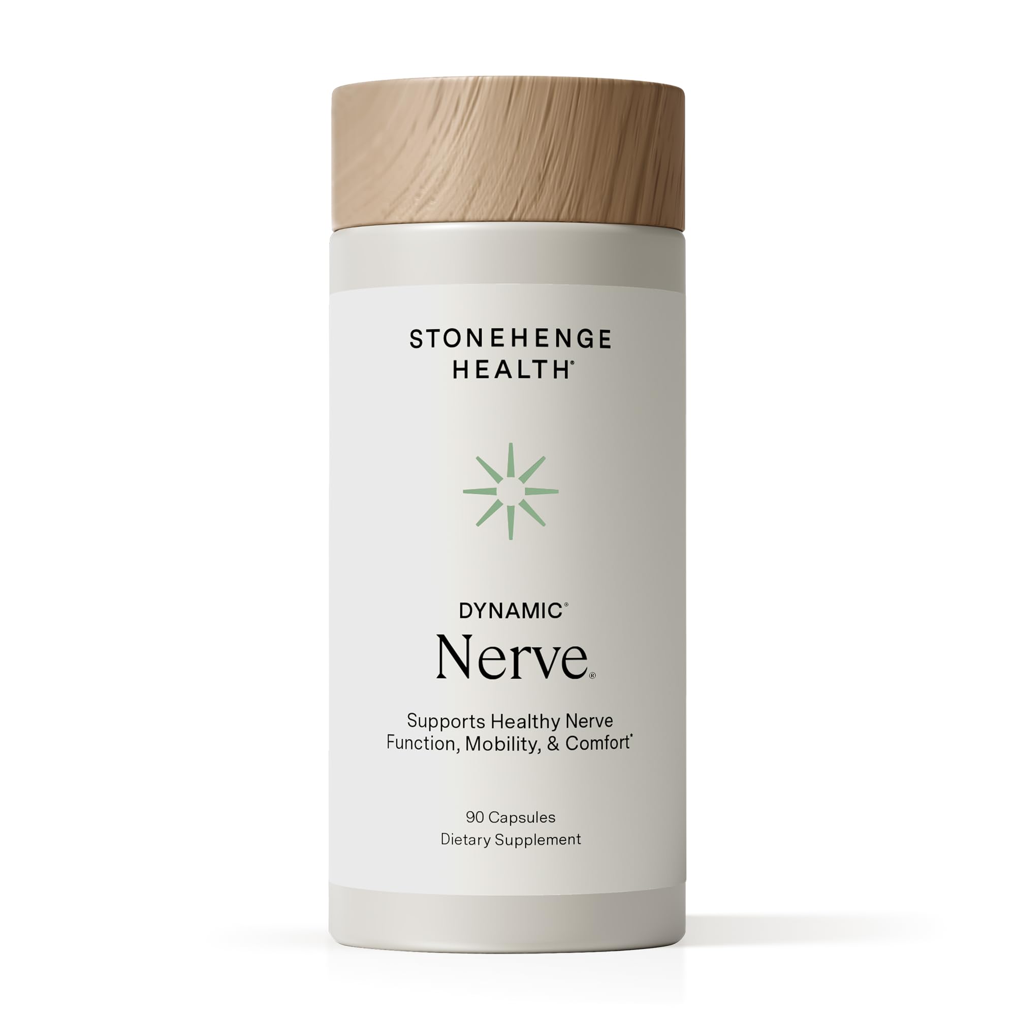 Stonehenge Health Dynamic Nerve®| Mobility Function in Hands & Feet - 90ct | Nerve Support Supplements for Hands and Feet Alpha Lipoic Acid ALA 600mg Benfotiamine PEA B Complex B12 Acetyl L Carnitine D3