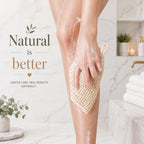 100% Natural Sisal Washcloth. Gentle Exfoliation for Smoother Skin. Durable & Reusable for Face & Body. 100% Biodegradable. Removes Dead Skin Cells and Dirt (3 Pcs)