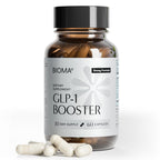 BIOMA GLP-1 Booster - Natural Appetite Control Supplement with Clinically Proven Probiotics, Prebiotics & Postbiotics - Support Weight Management & Satiety, (60 Capsules - 30 Day Supply)