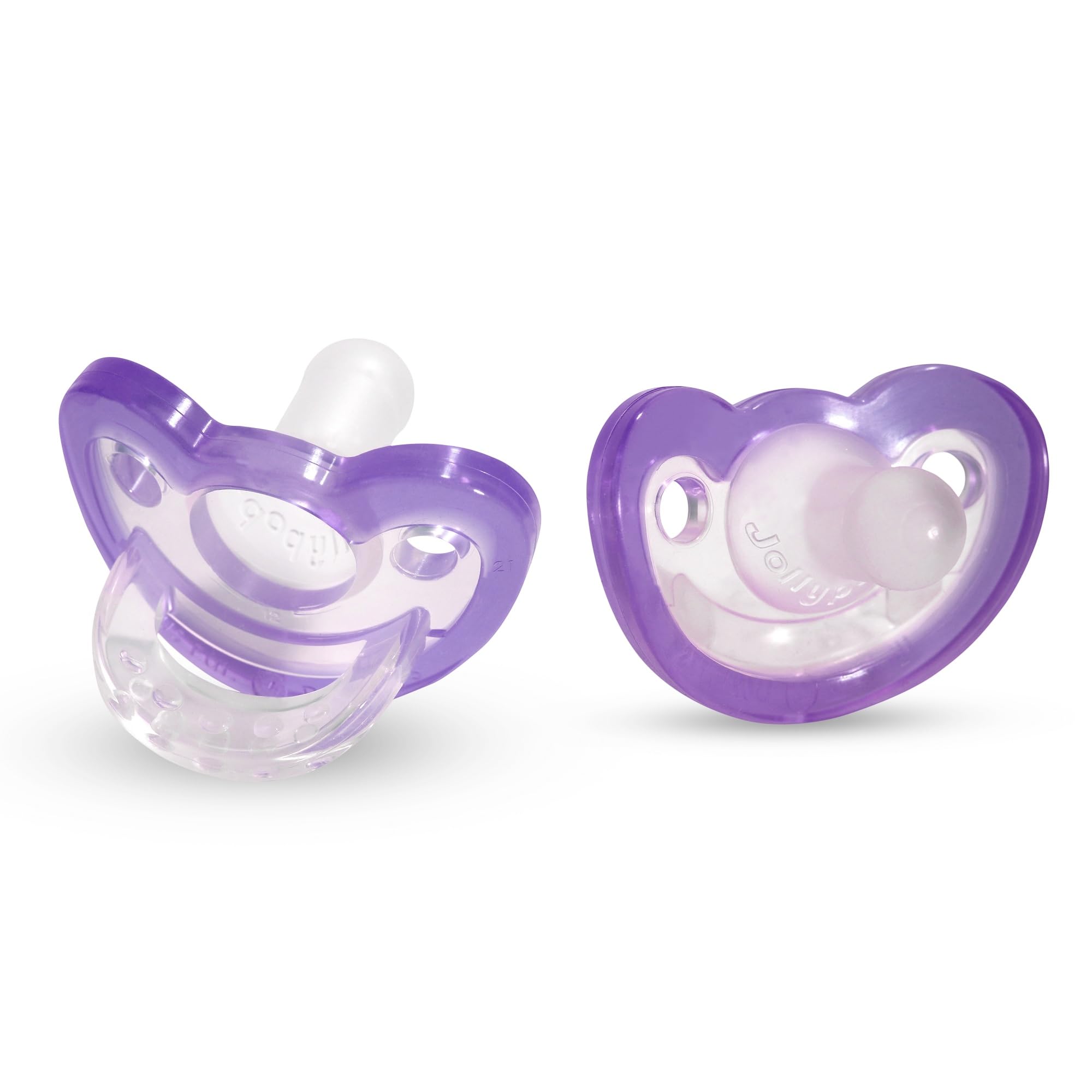 Buy now RaZbaby Jollypop Pacifier for Babies 3 Months and Up, USA Made, Natural Shaped Orthodontic Binky, Lovingly Shared in NICUs & Hospitals Worldwide, Medical-Grade 100% BPA-Free - 2 Pack - Pink Lavender at indiglob india