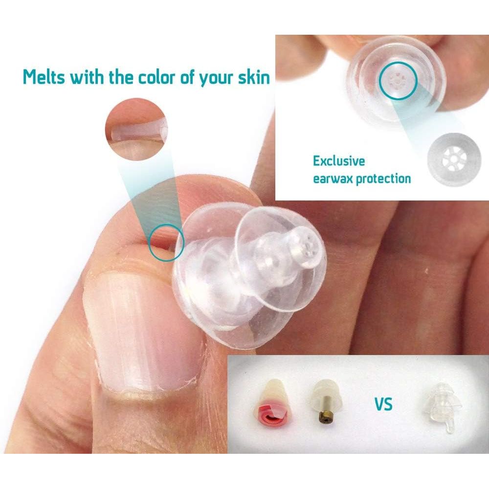 Buy now HiFi Earplugs - Invisible Hearing Protection for Concerts, Music Festivals, Musicians, Motorcycles and other Discreet Comfortable High Fidelity Noise Reduction. With Compact Case and App at indiglob india
