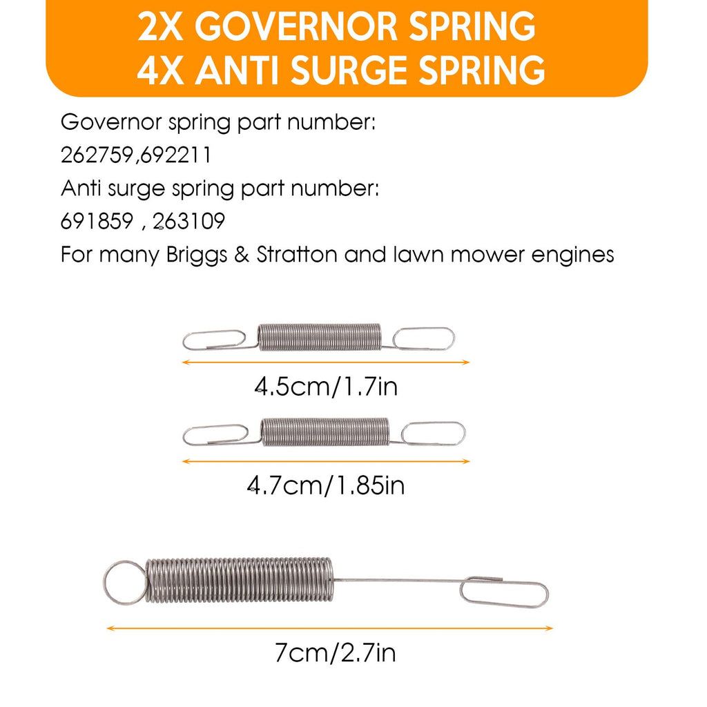 36 Pack Throttle Return Springs for Honda Briggs Engine