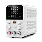 Buy now DC Power Supply Variable, Bench Power Supply with Encoder Adjustment Knob, Output Enable/Disable Button, Adjustable Power Supplies with USB Quick-Charge, Short Circuit Alam (30V 10A Black) at indiglob india