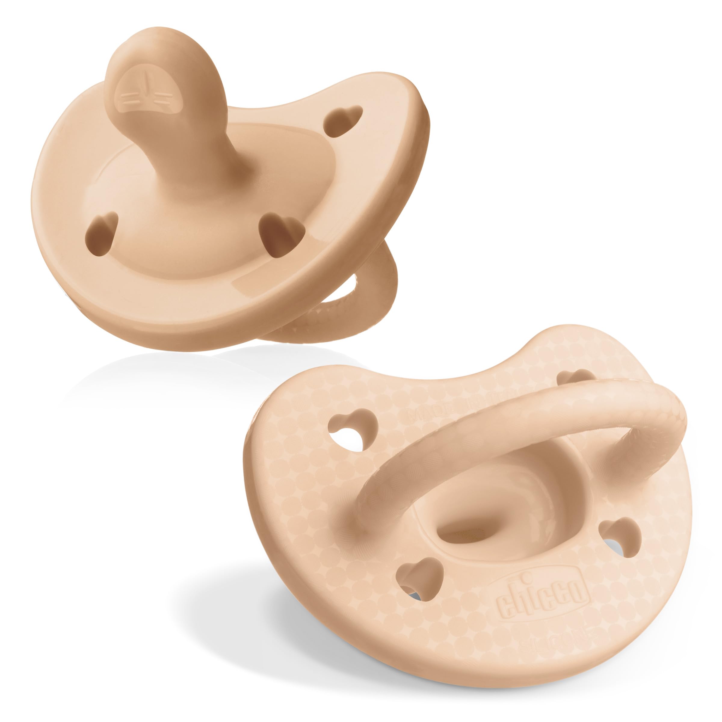 Buy now Chicco PhysioForma Silicone Orthodontic Pacifier, 0-6m | 100% Soft Silicone | Supports Breathing & Oral Development | Satin-Textured Nipple | Includes Sterilizing Case | BPA Free | Blue/Green, 2pk 0 to 6 months Blush Two Pack oz. at indiglob india