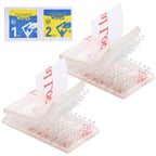 EZ Pass Mounting Strips with Adhesive for EZ Pass/iPass Illinois/Sunpass Cars Windshield Toll Transponder Holders | Sticky Replacement Double Sided Tape Sticker,4 Pieces|2 Sets