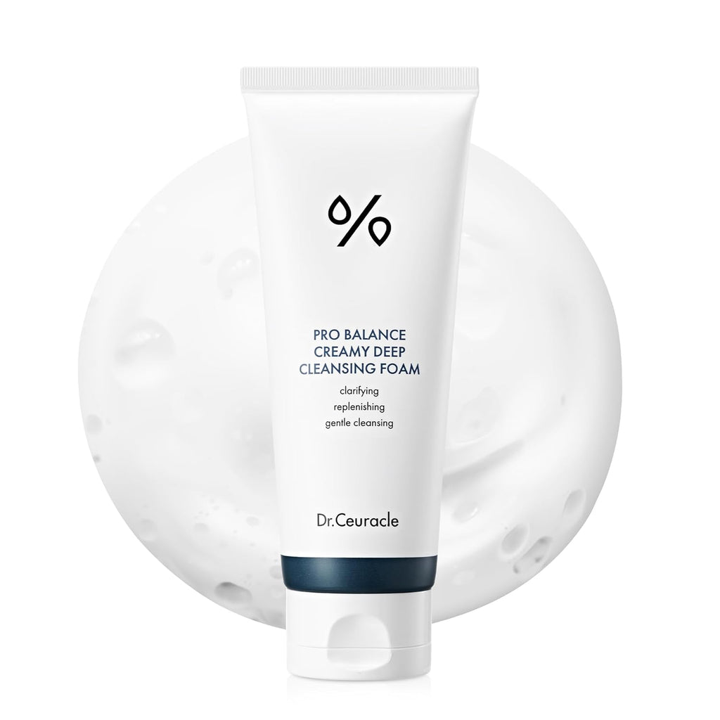 Buy now Dr.Ceuracle Pro Balance Creamy Deep Cleansing Foam - Korean Daily Hydrating Facial Wash, Oil & Moisture Balance Cleanser (150 ml / 5.07 fl. oz.) Default at indiglob india