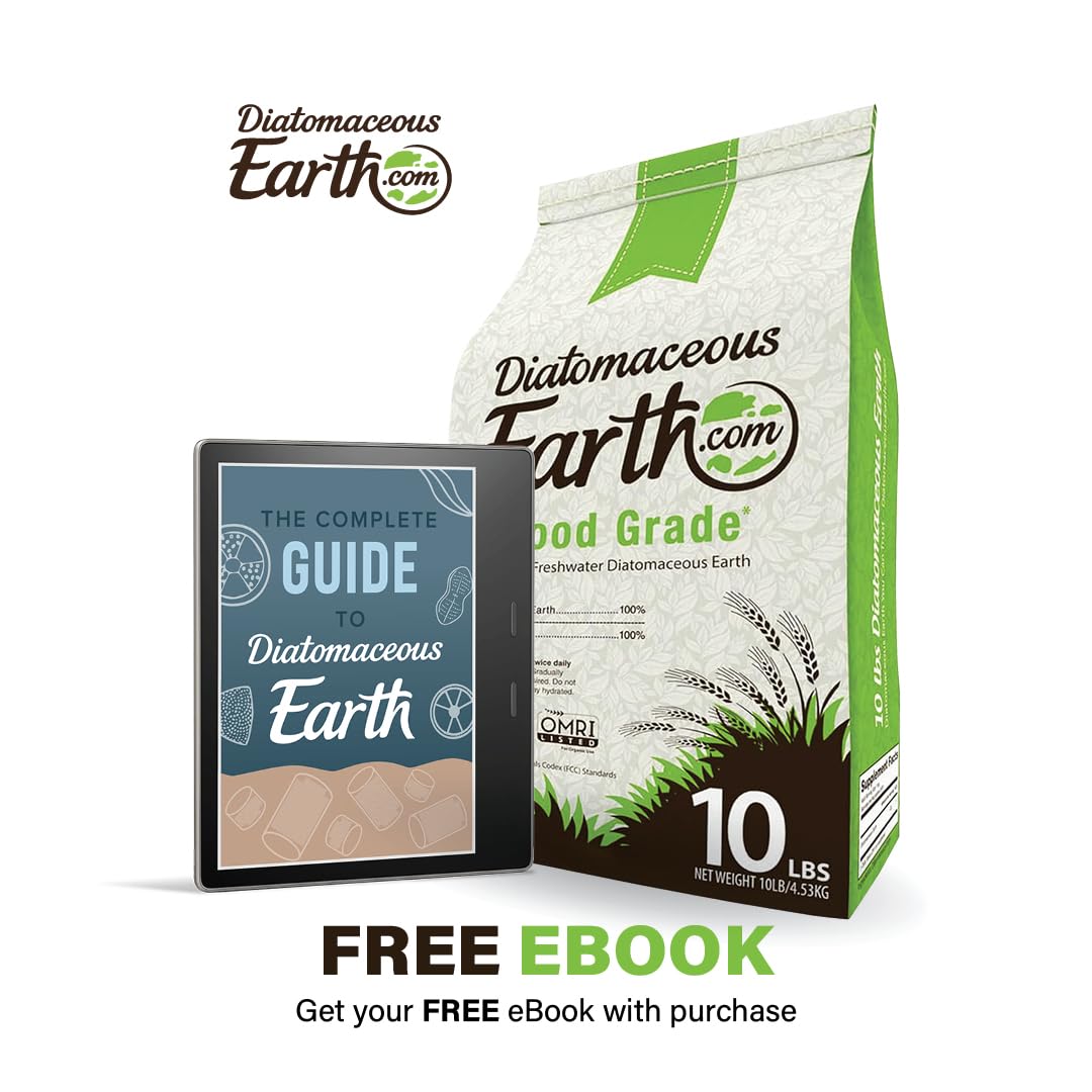 DiatomaceousEarth Food Grade Diatomaceous Earth – 10lb | 100% Organic, All-Natural Powder | Safe for Humans & Pets | OMRI Listed for Organic Use