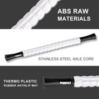 Buy now Muscle Roller Massage Roller Stick- Deep Tissue Fascia Blaster for Myofascial Pain Relief, Lymphatic Drainage & Body Sculpting, Handheld Physical Therapy & Recovery Tool (Black White-24 inch) at indiglob india
