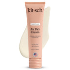 Kitsch Smoothing Air Dry Cream – With Castor Oil & Coconut Oil - 5.3 oz | Frizz Control Hair Care Product – Lightweight Hair Styling Products – Enhances Natural Hair Texture Appearance