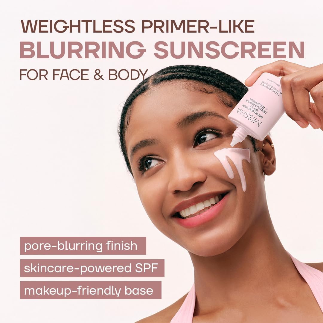 MISSHA Glow Weightless Priming Sunscreen SPF 50 Centella 1.69 oz