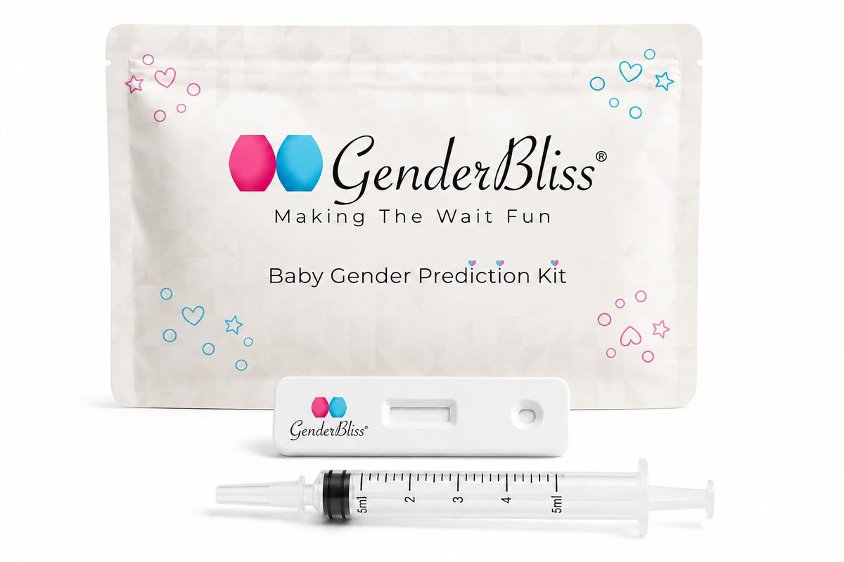 GenderBliss® Early Gender Test - Baby Gender Prediction Kit - Early Pregnancy Gender Reveal Test - from 5+ Weeks - Results in 1 Minute | Non-Invasive Boy or Girl Baby Gender Kit