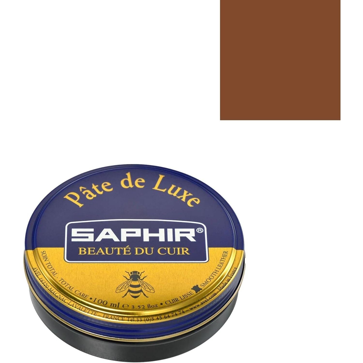 Buy now Luxe Shoe Wax by Saphir 50ml Light Brown at indiglob india
