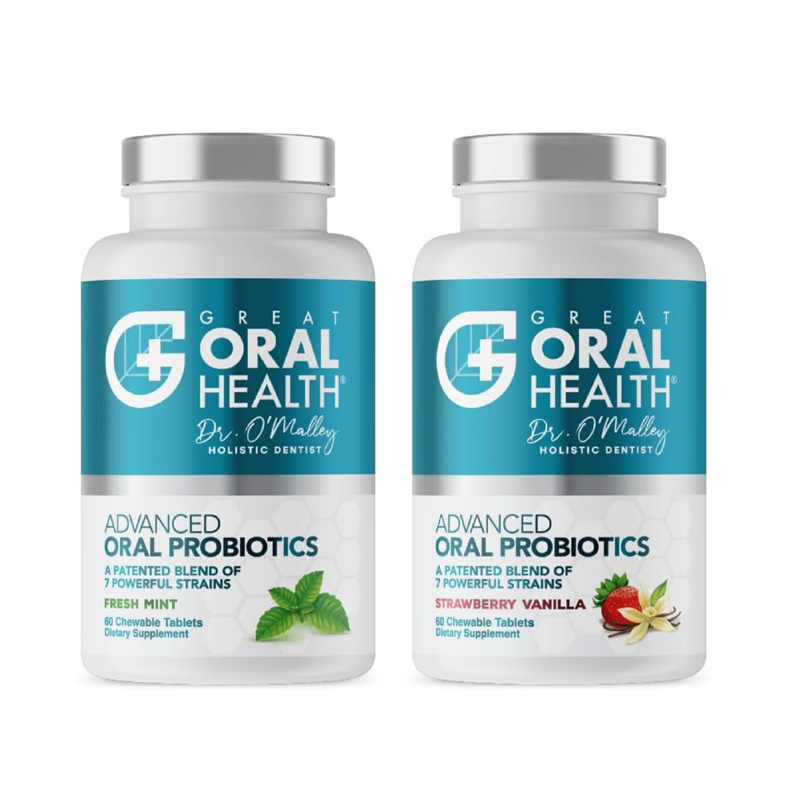 Buy now Oral Probiotics for Mouth Bad Breath Treatment for Adults; Dentist Formulated Dental Probiotics for Teeth and Gums Health & Chronic Halitosis with BLIS K12 M18, 60 Chewable Oral Health Tablets Mint Mint & Strawberry Vanilla 60 Count (Pack of 2) at indiglob india