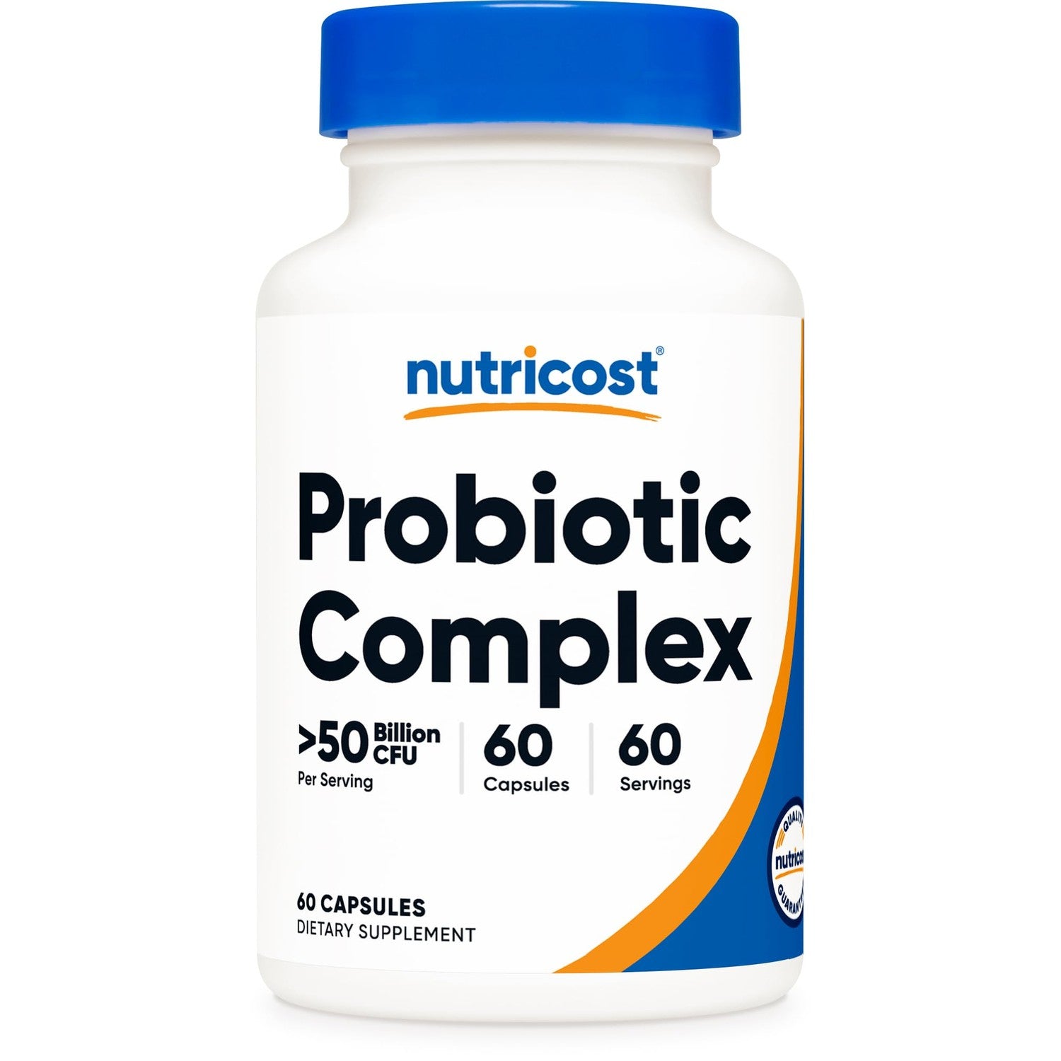 Nutricost Probiotic Complex (50 Billion CFU) 60 Capsules, for Men and Women | Vegetarian Capsules, GMO-Free, Gluten-Free