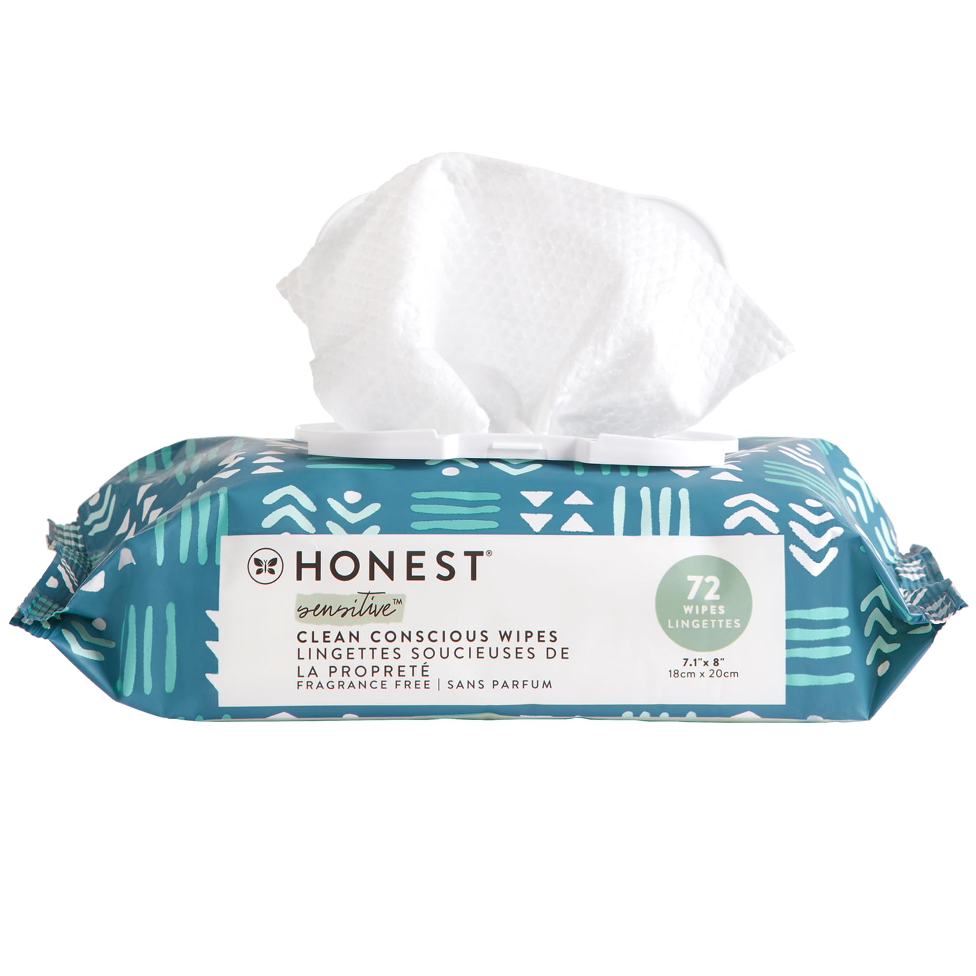 Buy now The Honest Company Hypoallergenic Multi-Use Baby Wipes for Sensitive Baby Skin Rainbow 60 Count Balance Blues 72 Count (Pack of 1) at indiglob india