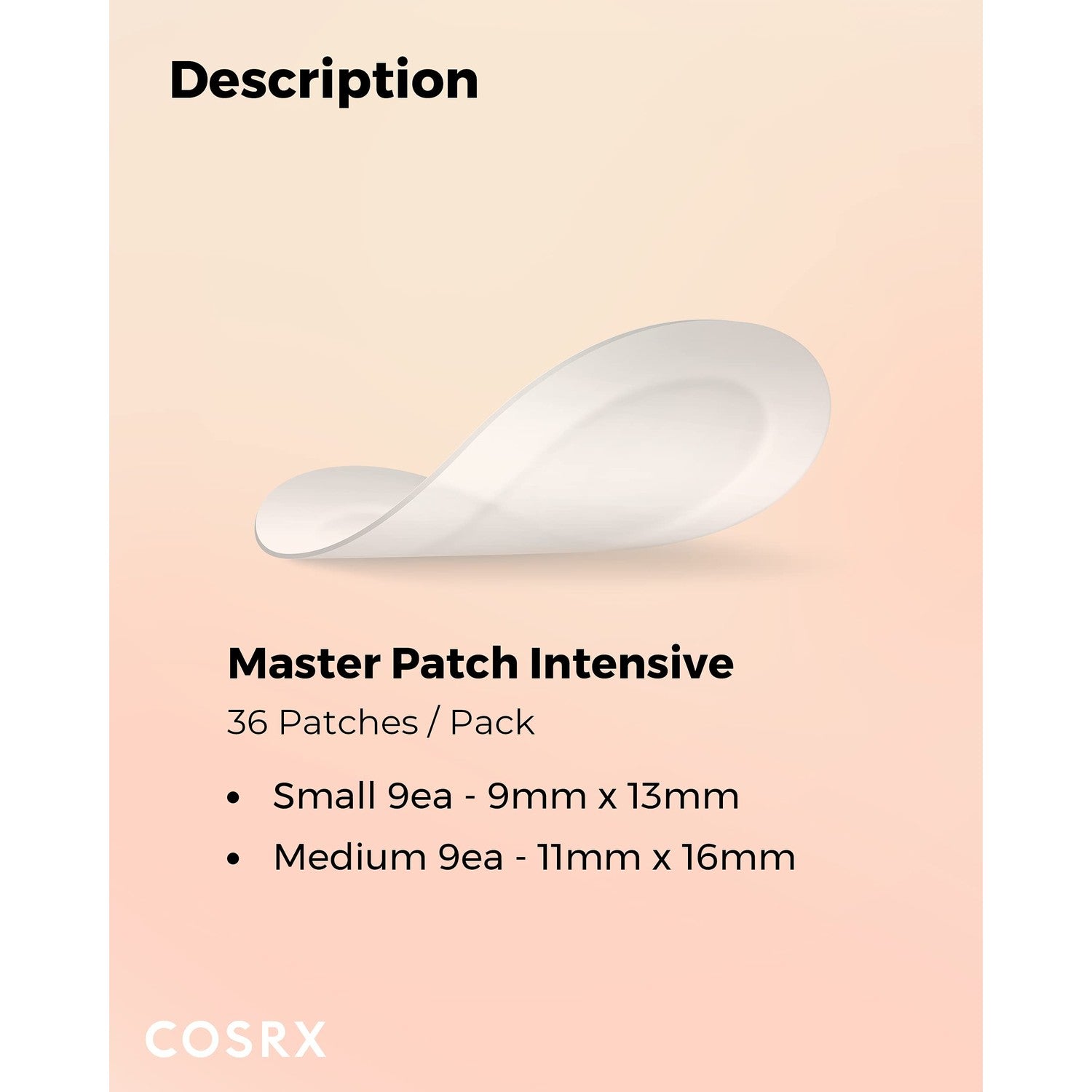 Buy now COSRX Master Patch Intensive | Oval-Shaped Hydrocolloid Pimple Patch with Tea Tree Oil & Salicylic Acid | Quick & Easy Blemish, Zit, Spot Treatment (90 Patches (Medium, Large), 90, Count) at indiglob india