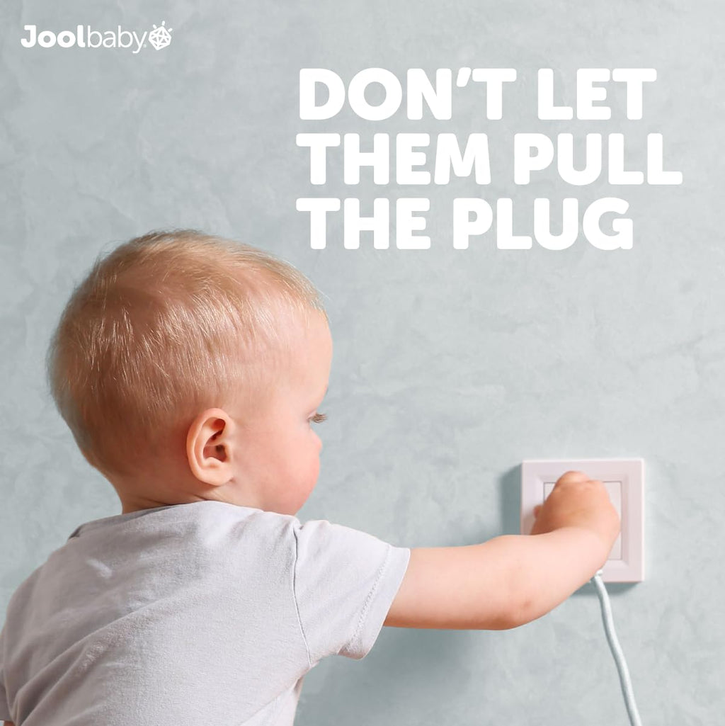 Jool Baby Outlet Cover Box for Child Safety (2 Pack) Duplex & Decorator Electrical Outlet Plates, Concealed Access Buttons, and Spacious Compartment