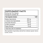 Thorne Advanced Digestive Enzymes, Pepsin & Betaine HCl, 180 Capsules | Provides Relief for Occasional Indigestion, Constipation, Gas & Bloating*, Pancreatin & Ox Bile, Third-Party Certified