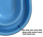 Ant Proof No Spill Cat Dog Pet Bowl 32 Oz Spill Proof Food Water Bowls Dish for Small to Medium Size Dogs Cats by With You6688