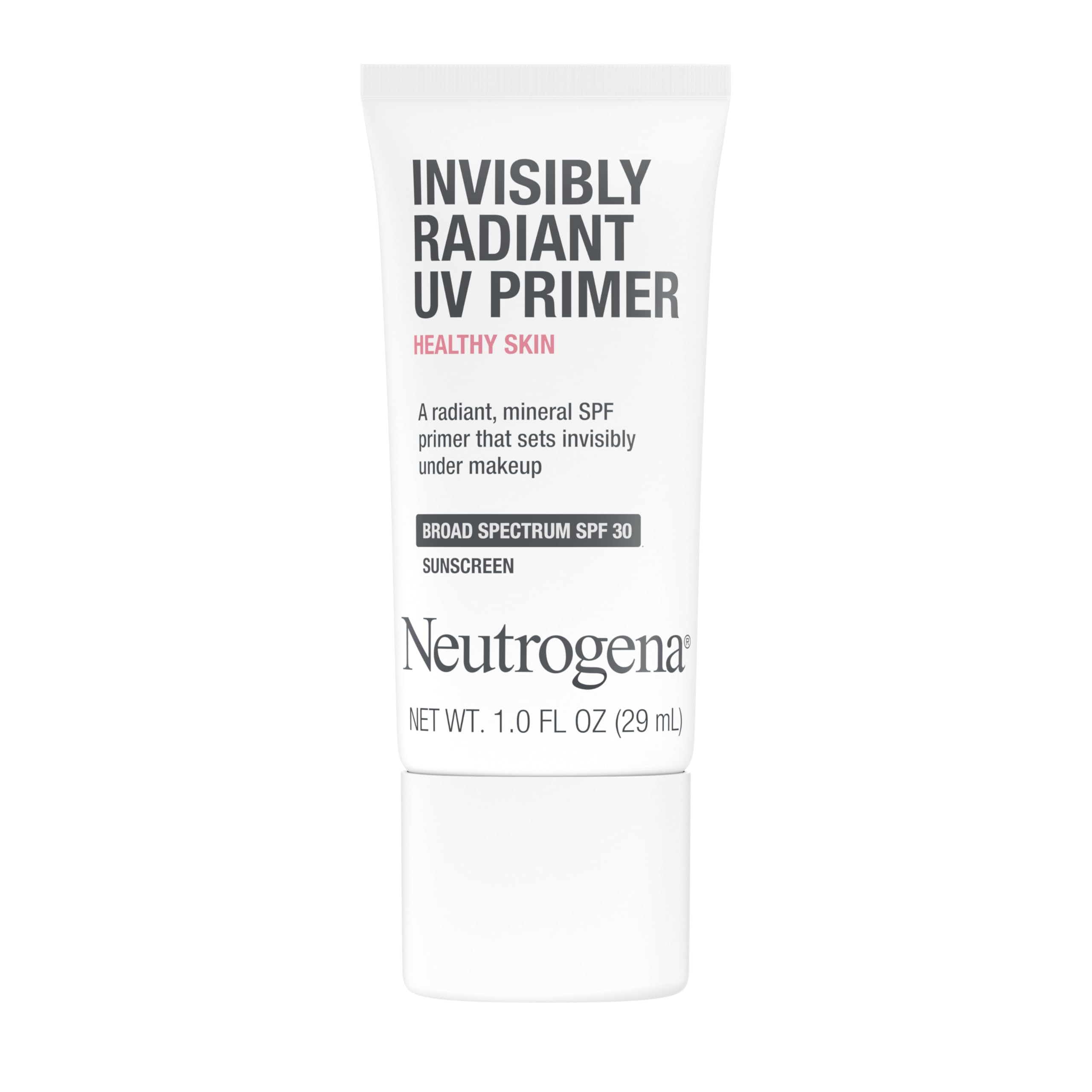 Buy now Neutrogena Healthy Skin Invisibly Radiant UV Face Primer with SPF 30, Mineral Sunscreen Makeup Primer, Broad Spectrum SPF 30, Suitable for All Skin Types, 1 fl. oz at indiglob india