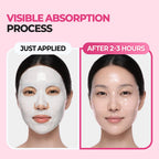 Collagen Hydrogel Face Mask, Pack of 4, 34g Each | Hydrolyzed Collagen, Hyaluronic Acid, Niacinamide & Peptides, Deep Hydration, Smooth Skin
