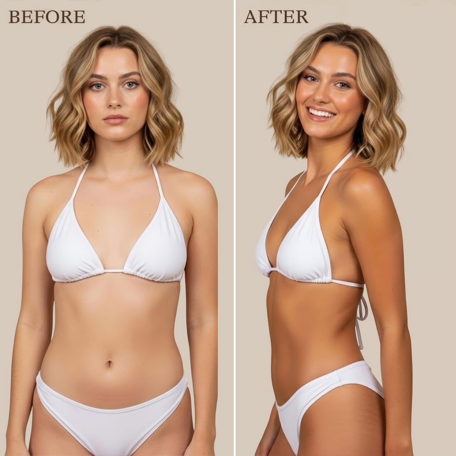 Beauty by Earth Self Tanner - USA Made with Natural & Organic Ingredients | Moisturizing Self Tanning Lotion with Aloe Vera & Coconut for a Natural Glow, Streak-Free Fake Tan (Medium)