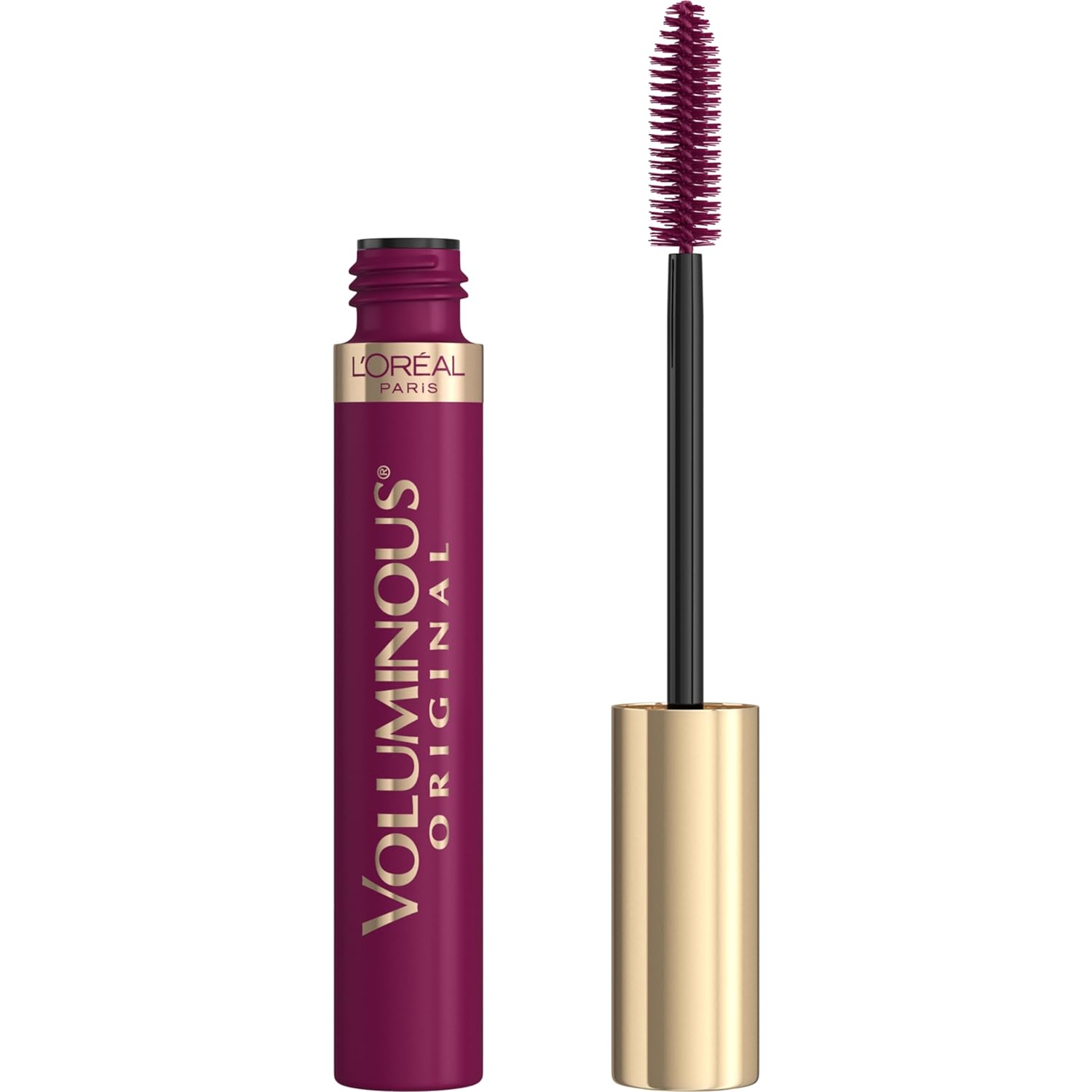 Buy now L'OrÃ©al Paris Voluminous Original Mascara, Black, 0.28 fl. oz. Deep Burgundy 0.26 Fl Oz (Pack of 1) at indiglob india