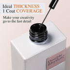 Double Rhythm 15 ml Metallic Gel Liner N features ideal thickness and one-coat coverage. Verified by CuratCart for quality.
