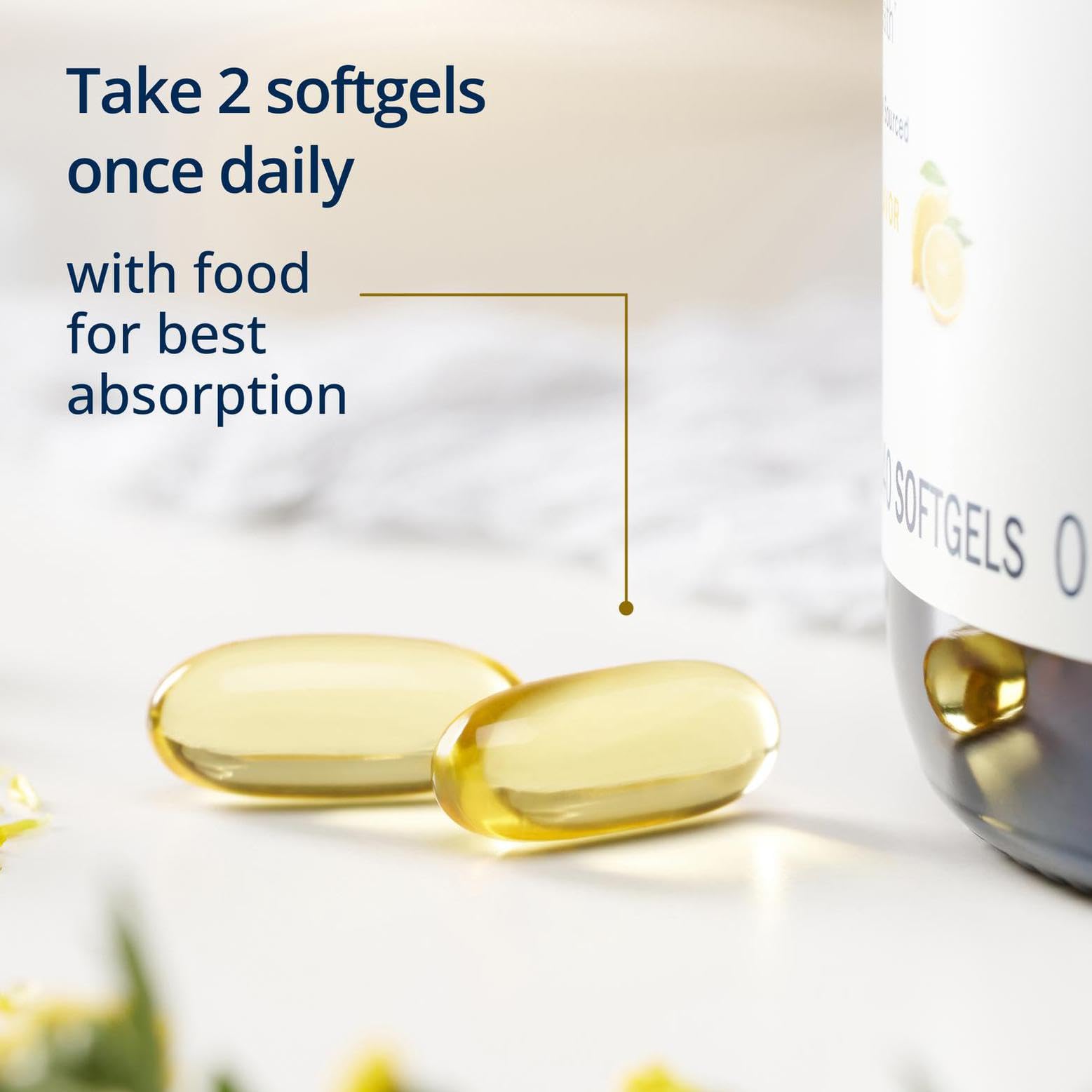 Metagenics OmegaGenics Fish Oil EPA-DHA 720 mg, 60 Softgels | High Potency Omega-3 Supplement, Supports Heart, Joint, Brain and Immune Health, Sustainably Sourced, Purity-Tested Fish Oil
