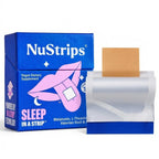 NuStrips™ Fast-Dissolving Sleep Strips with 5mg Melatonin, Valerian Root, L-Theanine & Vitamin B6 – Blueberry Flavor - Natural Sleep Aid, Vegan, Non-GMO, Gluten Free – Fall Asleep Fast (3 Strips)