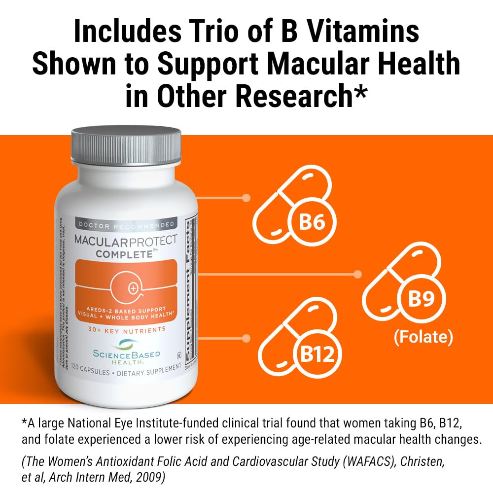 ScienceBased Health MacularProtect Complete AREDS 2 + Multivitamin, 120 Ct