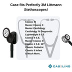 Buy now caseling Stethoscope Case For 3M Littmann Classic III, Lightweight II S.E, Cardiology IV Diagnostic, MDF Acoustica - Hard Case for Medical Tools with Pocket for Nurse Accessories - EVA Nursing Holder at indiglob india