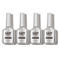 GAOY 4 Pcs 16ml Gel Nail Glue for Acrylic Nails Tips, Clear Glue Gel for Sheer Press ons for Long Lasting UV Light Cure DIY