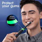 Buy now Oral-B iO Deep Clean + Protect Rechargeable Electric Toothbrush, Black, iO Series 7, 2 Replacement Brush Heads, Charging Travel Case at indiglob india